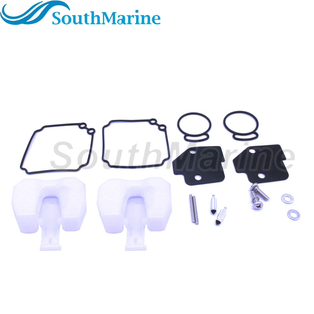 SouthMarine Boat Egnine 6L2-W0093-00 Carburetor Repair Kit for Yamaha 20HP 25HP Outboard Motor, Two Cylinder