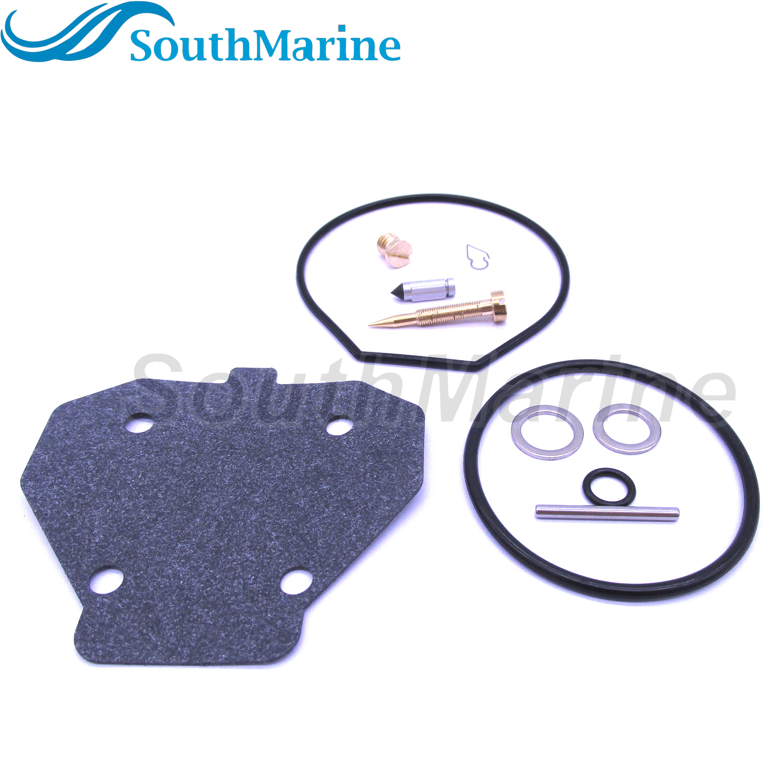 SouthMarine Boat Engine 61A-W0093-00 61A-W0093-01 Carburetor Repair Kit for Yamaha 225HP 250HP Outboard Motor, fits Sierra 18-7772