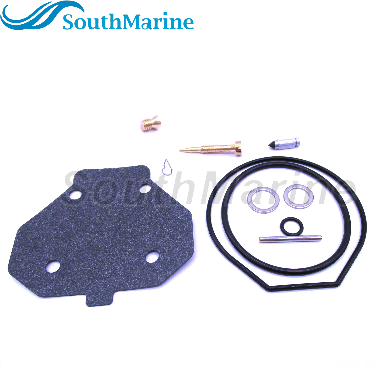 SouthMarine Boat Engine 61A-W0093-00 61A-W0093-01 Carburetor Repair Kit for Yamaha 225HP 250HP Outboard Motor, fits Sierra 18-7772