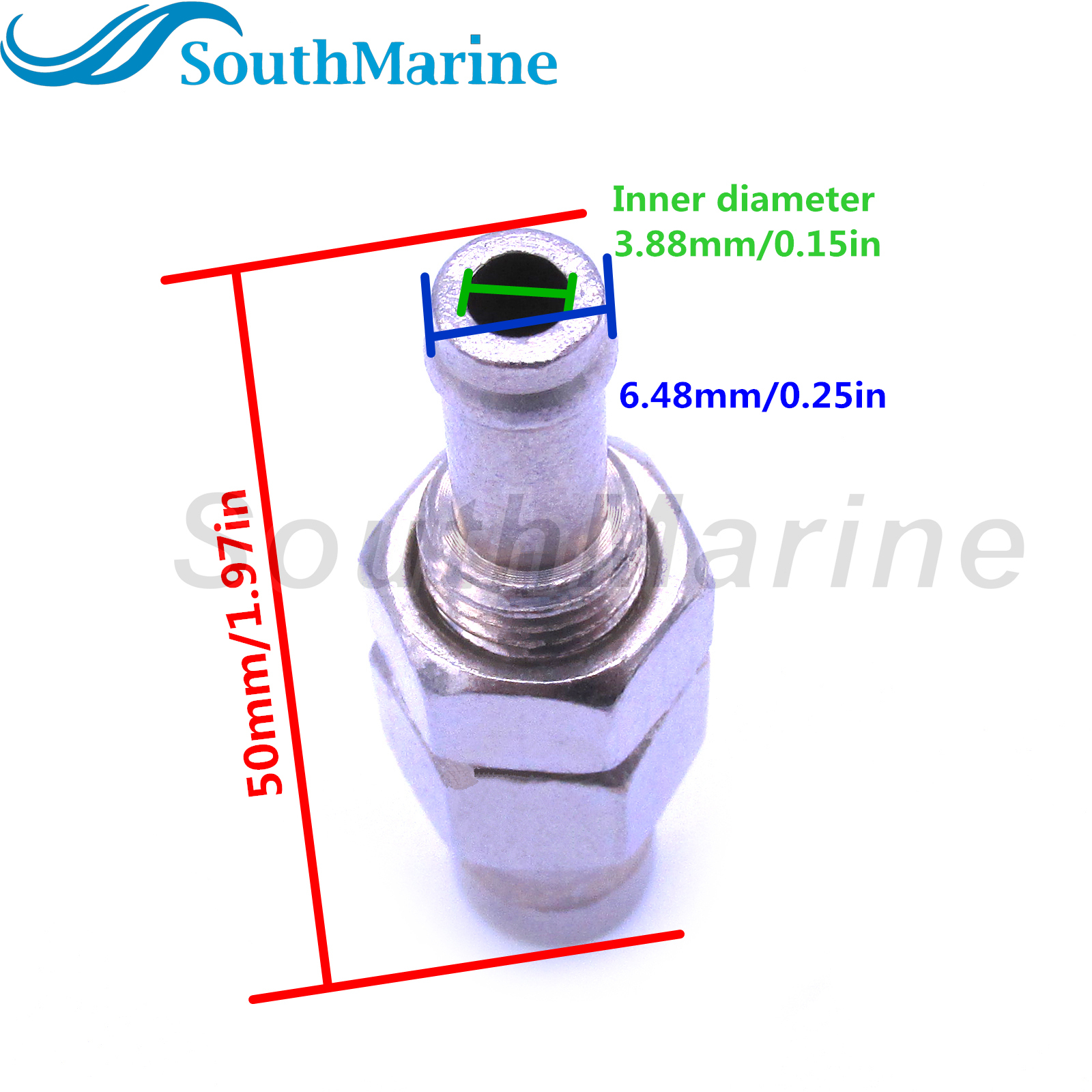 Boat Engine 65720-98520 65720-98521 65720-985L0 65720-985L1 Socket Fuel Line Male Hose Connector Plug for Suzuki DT DF 9.9HP-65HP / 5033221 for Evinru