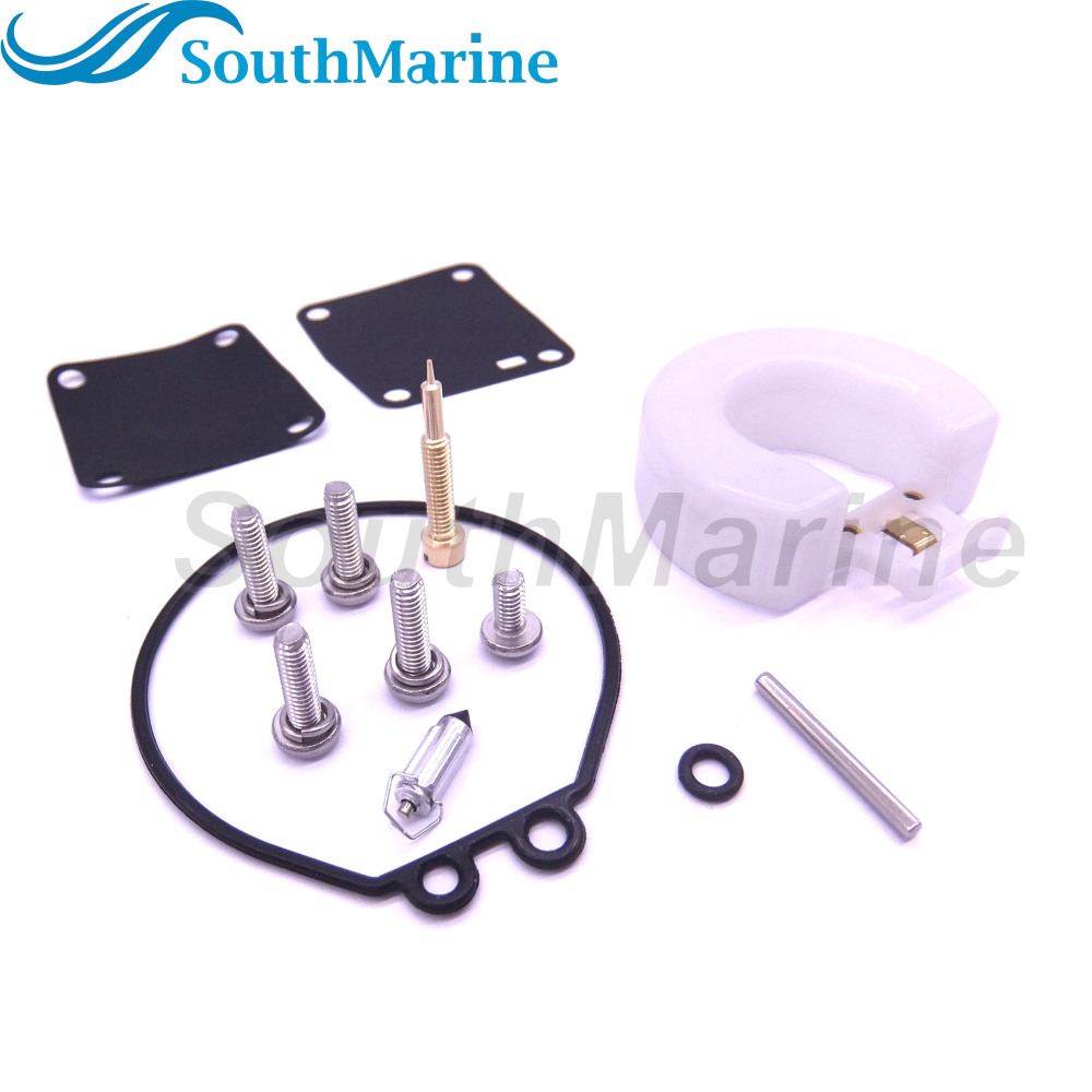 Boat Motor Carburetor Repair Kit 6G1-W0093-00-00 18-7765 for Yamaha 3HP 6HP 8HP 6CMH 6DMH 8CMH Outboard Engine