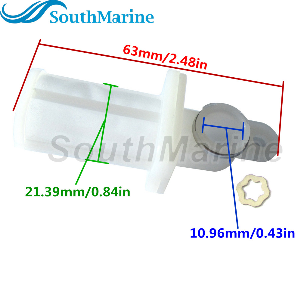 SouthMarine Boat Engine 63P-13915-00 Fuel Filter for Yamaha Outboard Motor 115HP 130HP 150HP 175HP 200HP 225HP 250HP 350HP, fit Sierra 18-79902