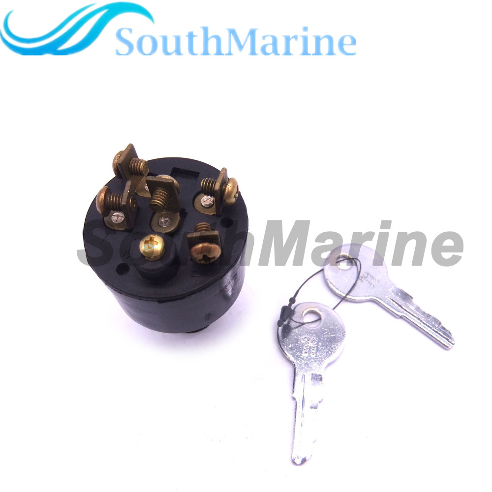 Boat Engine 87-88107 87-88107A5 Ignition Switch Push to Choke for Mercury Marine Outboard Motor / 0388173 0390129 0391033 0392344 0393301 0508180 5081