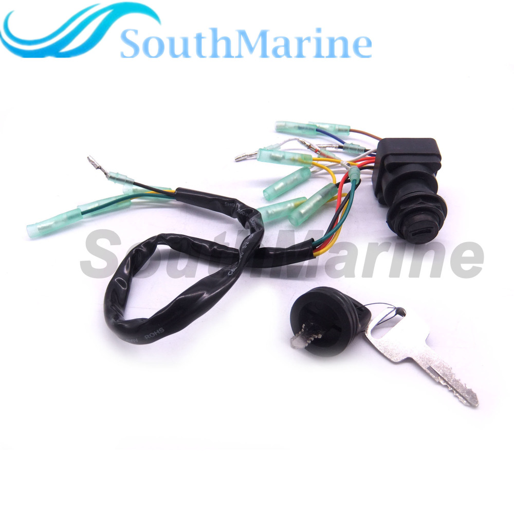Remote Control Box Ignition Switch/Main Switch Assy 703-82510-43-00 for Yamaha Outboard Motors 703-82510-42-00 Push to Choke 10P