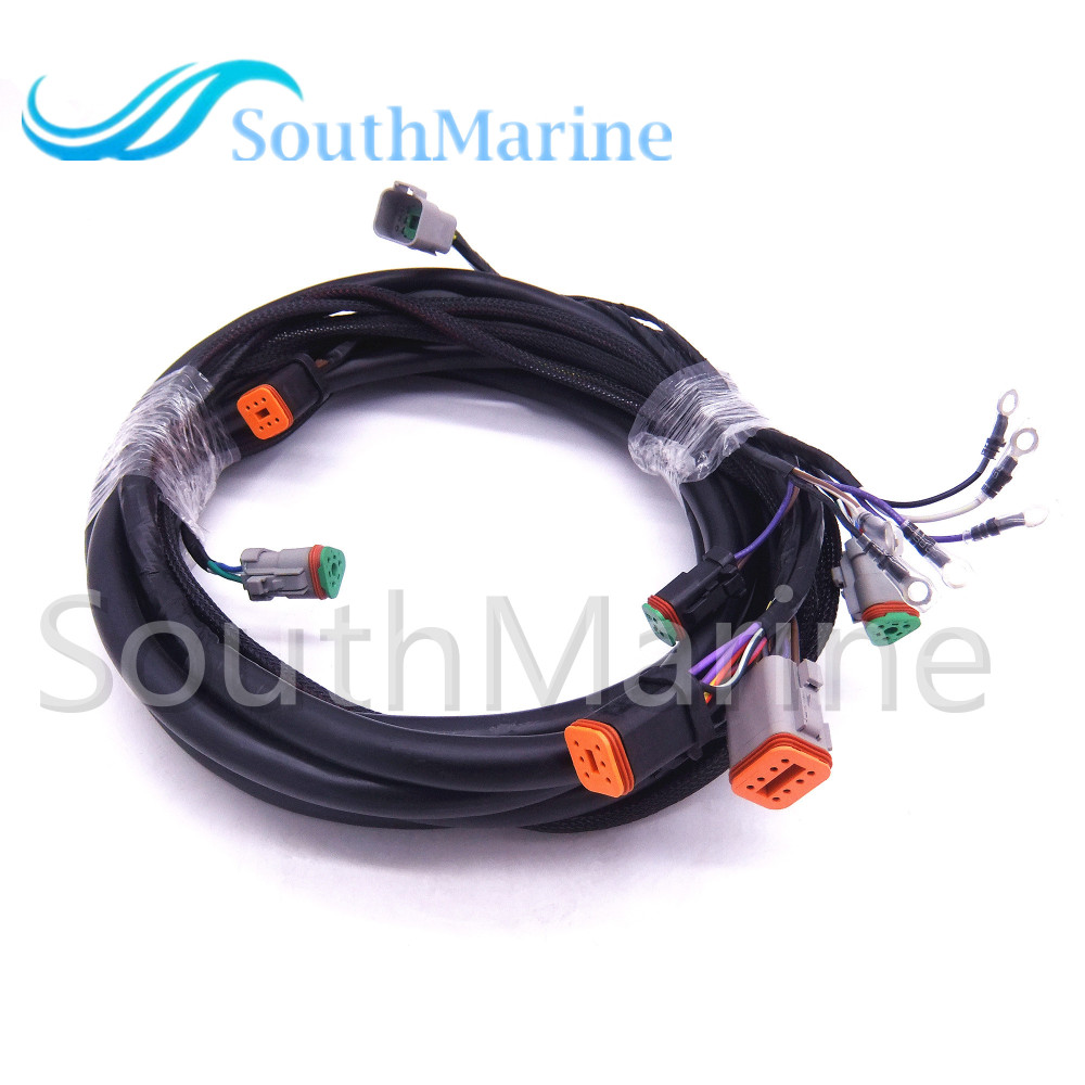 SouthMarine 0176340 176340 SystemCheck Main Modular Wiring Harness Cable for Evinrude Johnson OMC Outboard Motor Remote Control Box 5006180, 15ft/4.57