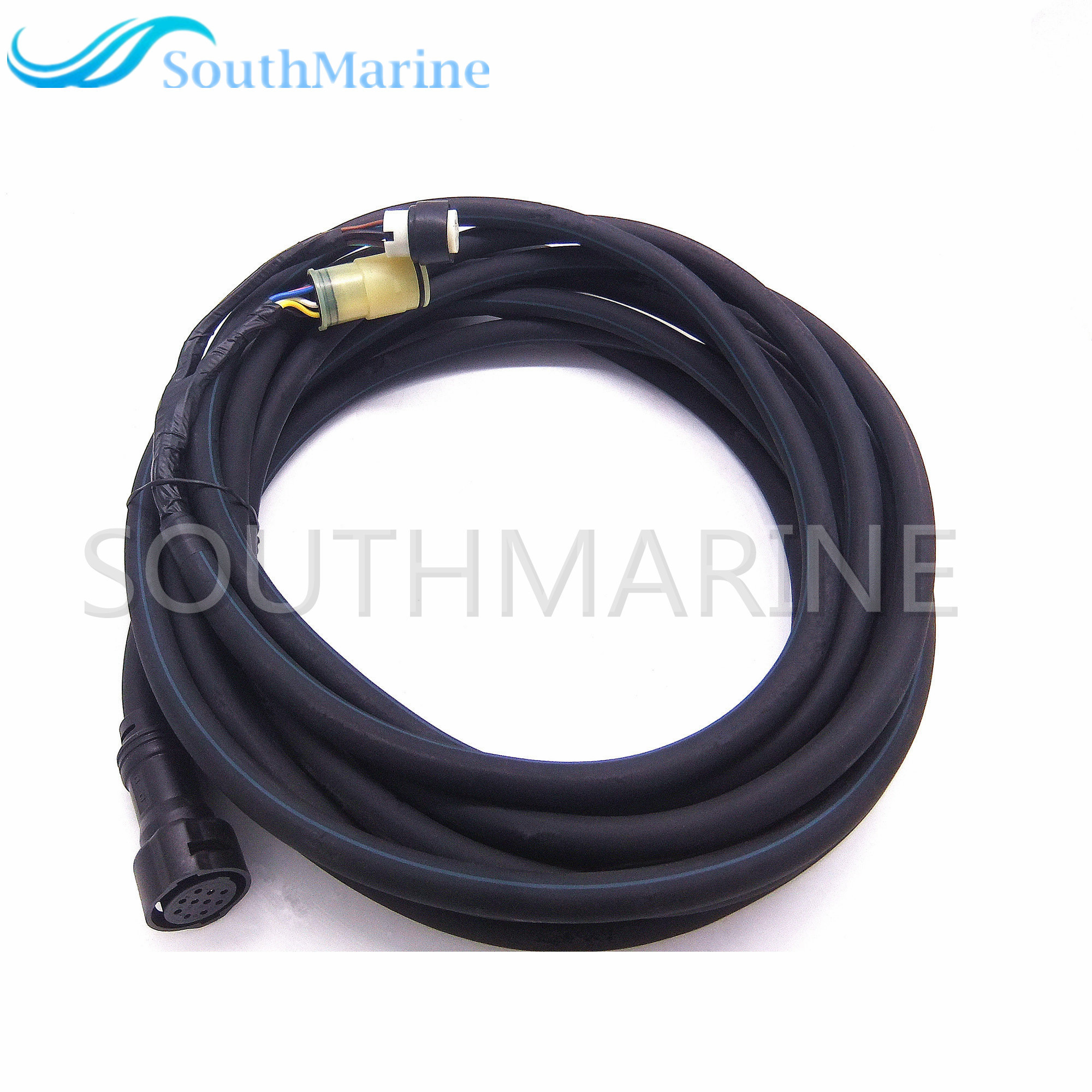 SouthMarine 6X3-8258A-00 688-8258A-50-00 Main Wiring Harness 16.4FT 10P for Yamaha Outboard Motor 704 Remote Control, 5m