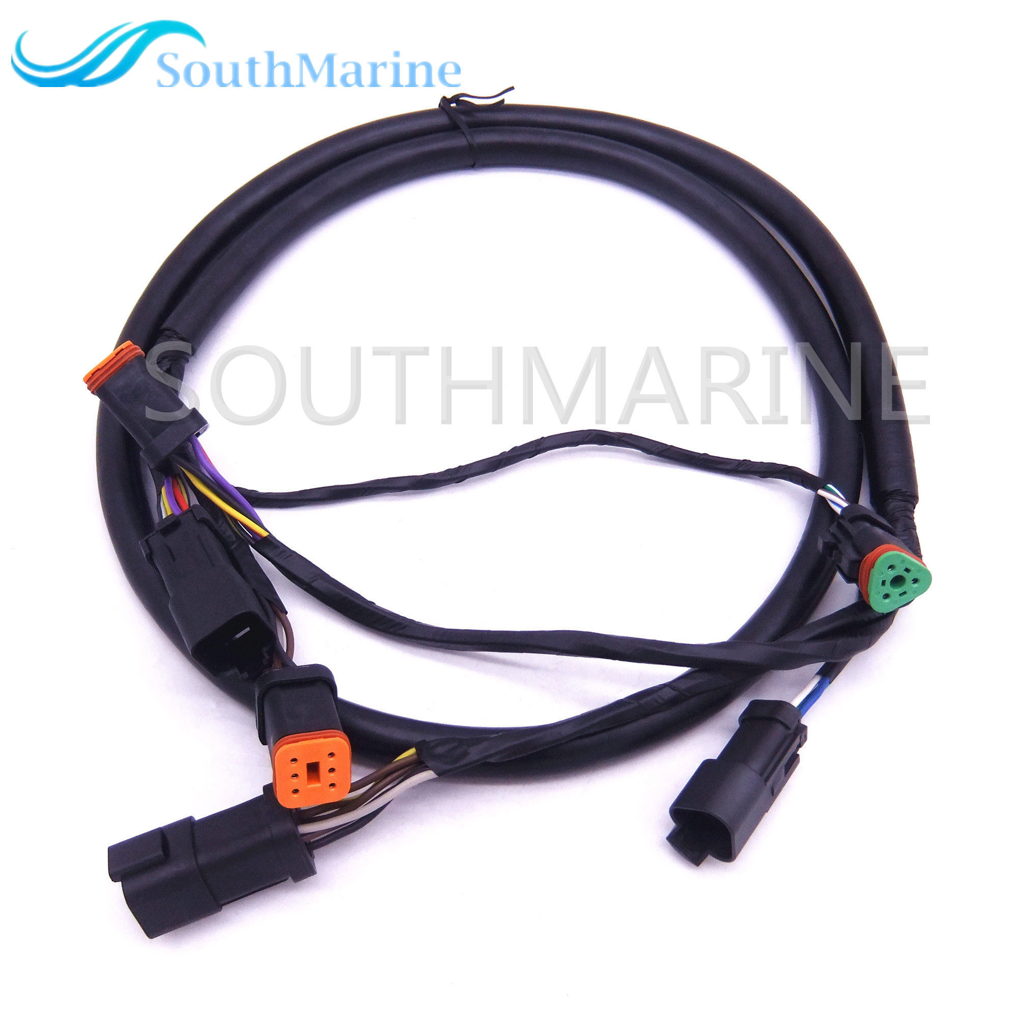 SouthMarine 0176333 176333 Extension Harness Cable Assembly for Evinrude Johnson OMC Outboard Motor Remote Control Box 5006180, 5ft(1.5m)