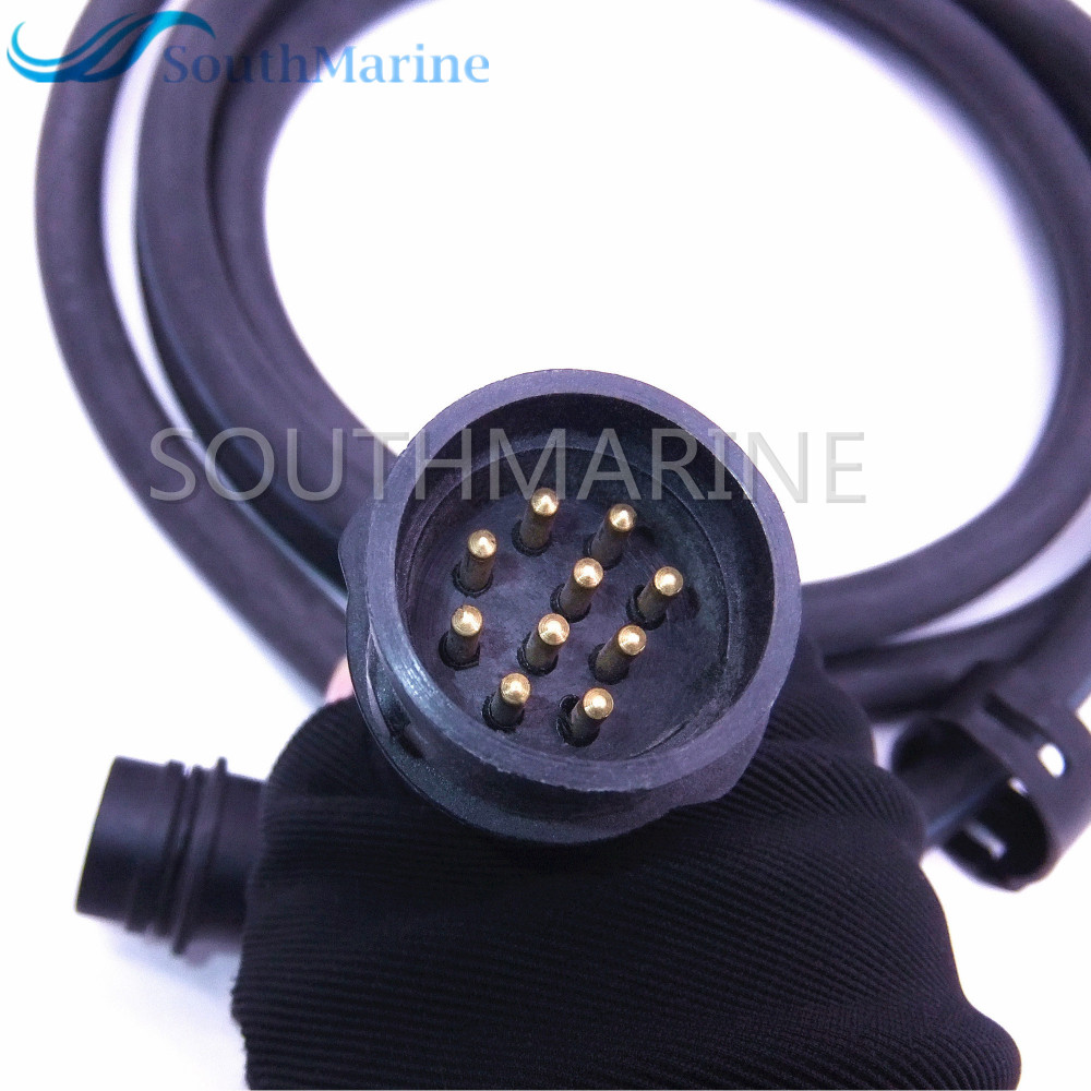 688-8258A-10-00 688-8258A-10 Main Wire Harness for Yamaha Outboard Engine 703 Remote Control Box Extension 6.6ft, 2m, 10 Pins