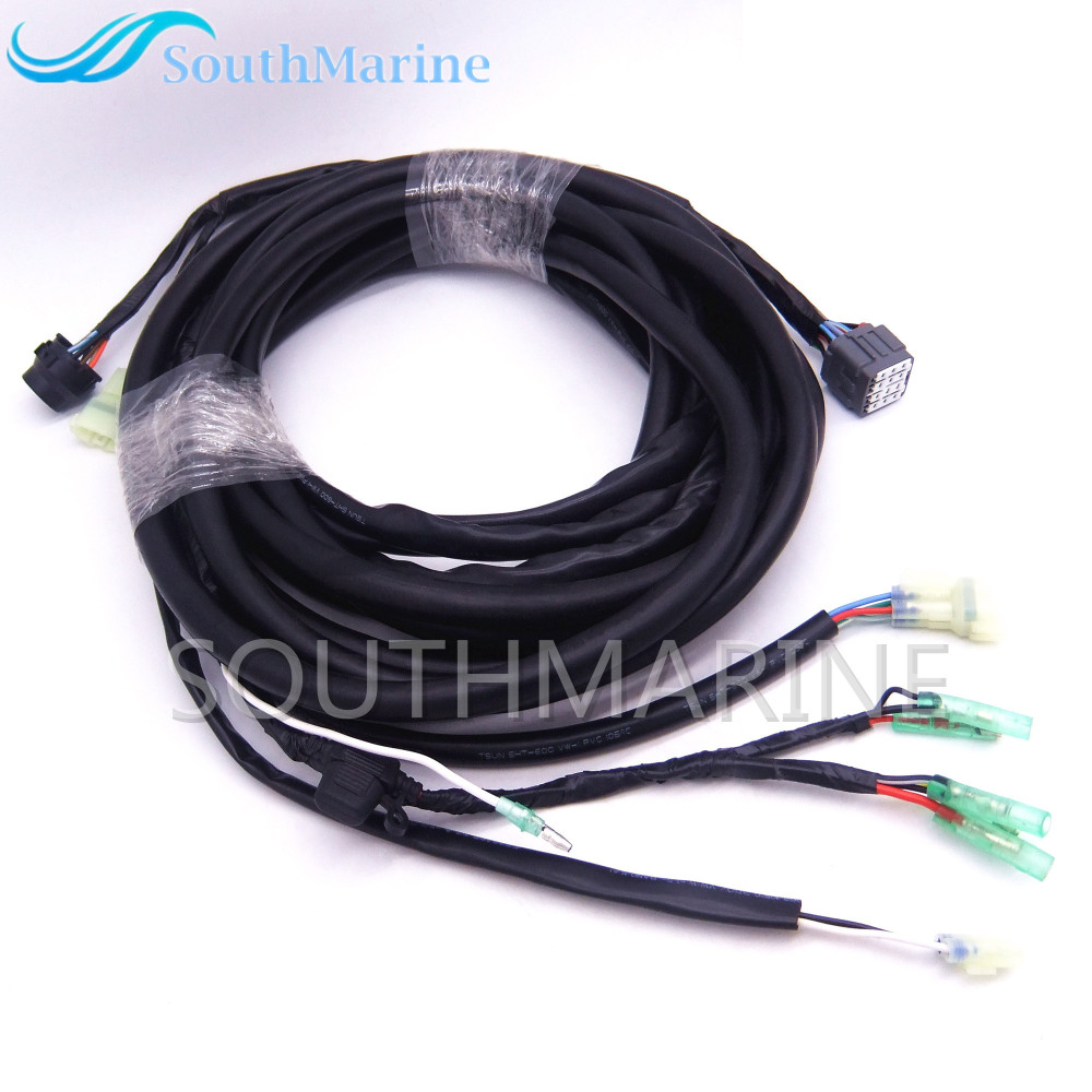 SouthMarine 36620-93J02  Main Wiring Harness for Suzuki Outboard  Motor Remote Control Box with PTT 8Pins 6.9m/22.6ft