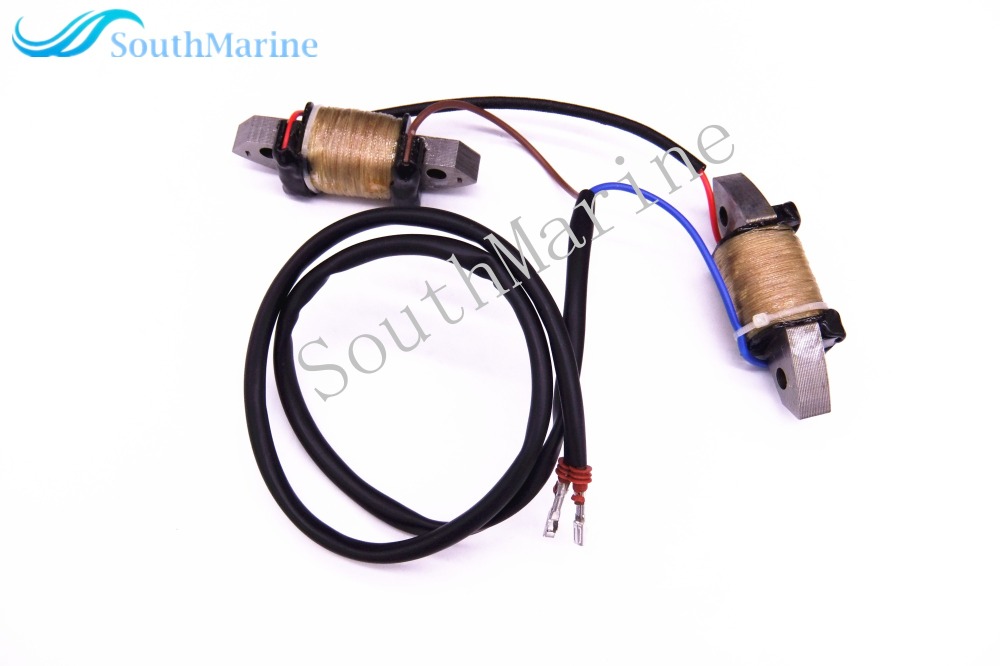 66T-85520-00 Charge Coil Assy Replaces for Yamaha 2-Stroke 40HP E40 40X M Outboard Engine