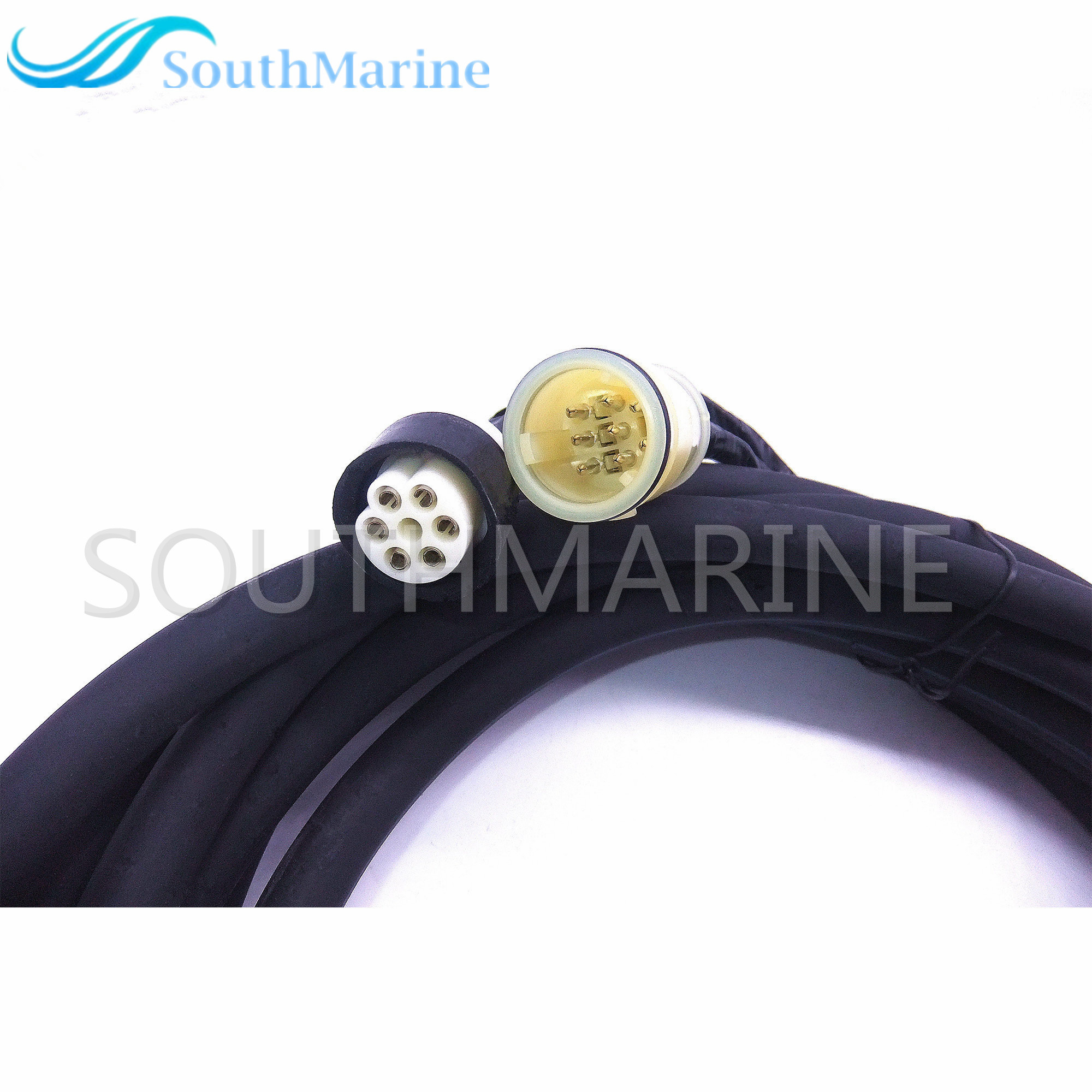 SouthMarine 6X3-8258A-10 688-8258A-60-00 20ft Main Wiring Harness 10P for Yamaha Outboard Motor 704 Remote Control, 6m