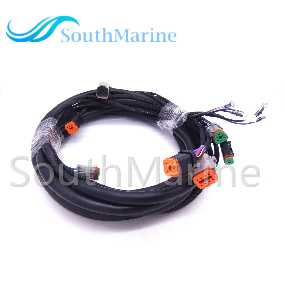 SouthMarine 0176340 176340 SystemCheck Main Modular Wiring Harness Cable for Evinrude Johnson OMC Outboard Motor Remote Control Box 5006180, 15ft/4.57