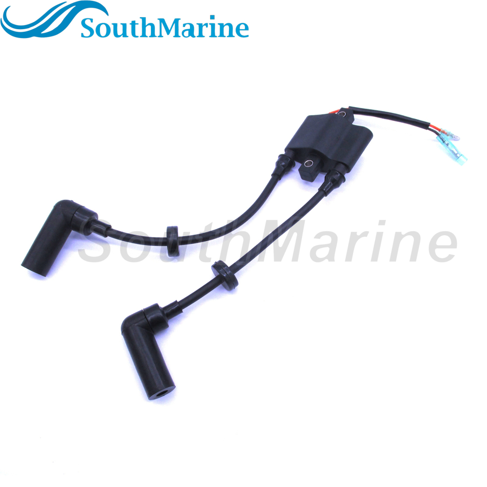 SouthMarine Boat Engine 66M-85570-00 F15-07000600 Ignition Coil Assy for Yamaha Parsun HDX Makara Outboard Motor T9.9 F9.9 F13.5 F15