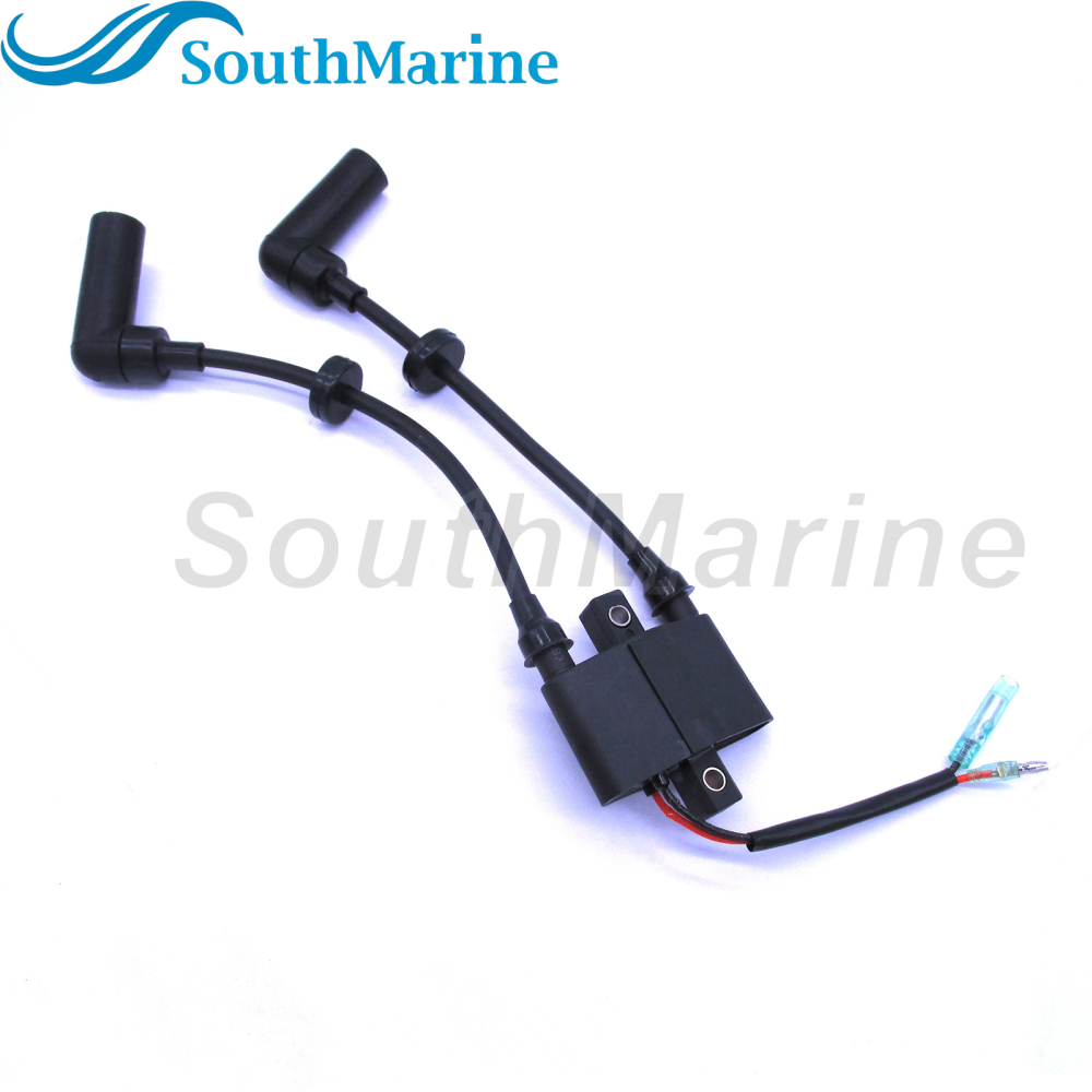SouthMarine Boat Engine 66M-85570-00 F15-07000600 Ignition Coil Assy for Yamaha Parsun HDX Makara Outboard Motor T9.9 F9.9 F13.5 F15
