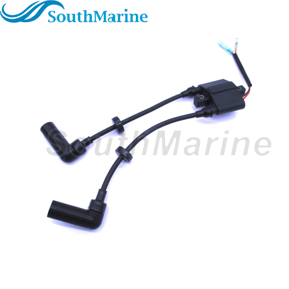 SouthMarine Boat Engine 66M-85570-00 F15-07000600 Ignition Coil Assy for Yamaha Parsun HDX Makara Outboard Motor T9.9 F9.9 F13.5 F15
