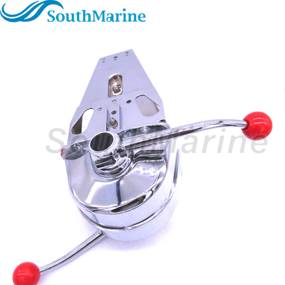 Top Mount Control Marine Boat Twin Lever Handle Engine Control for Teleflex Morse MT3 CH-5300P 33C Dual Action Outboard