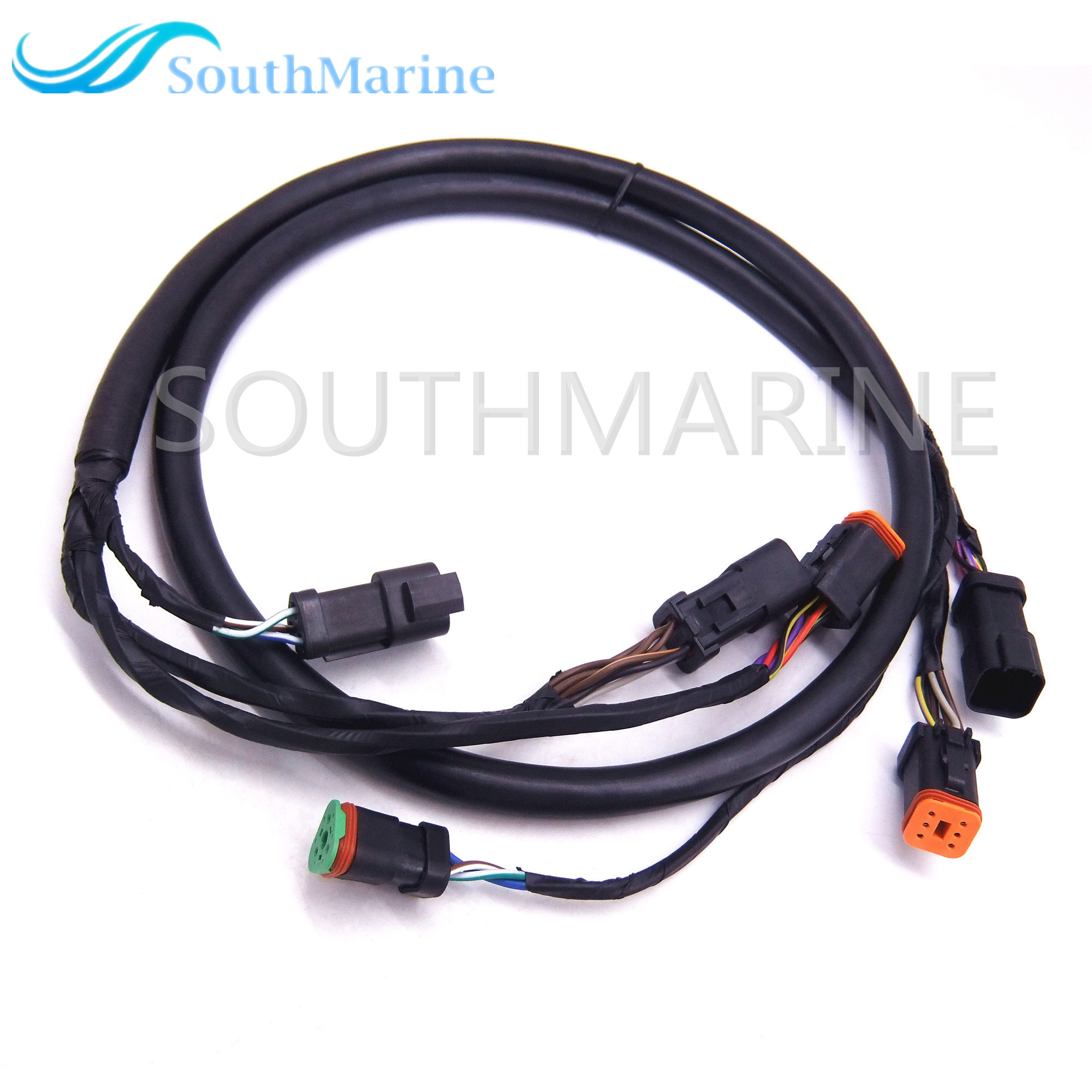 SouthMarine 0176333 176333 Extension Harness Cable Assembly for Evinrude Johnson OMC Outboard Motor Remote Control Box 5006180, 5ft(1.5m)