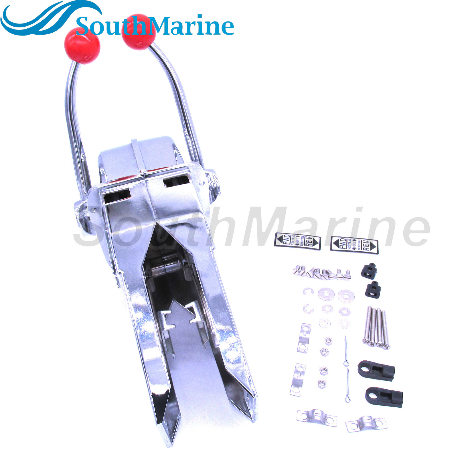 Top Mount Control Marine Boat Twin Lever Handle Engine Control for Teleflex Morse MT3 CH-5300P 33C Dual Action Outboard