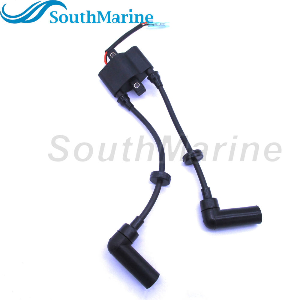 SouthMarine Boat Engine 66M-85570-00 F15-07000600 Ignition Coil Assy for Yamaha Parsun HDX Makara Outboard Motor T9.9 F9.9 F13.5 F15