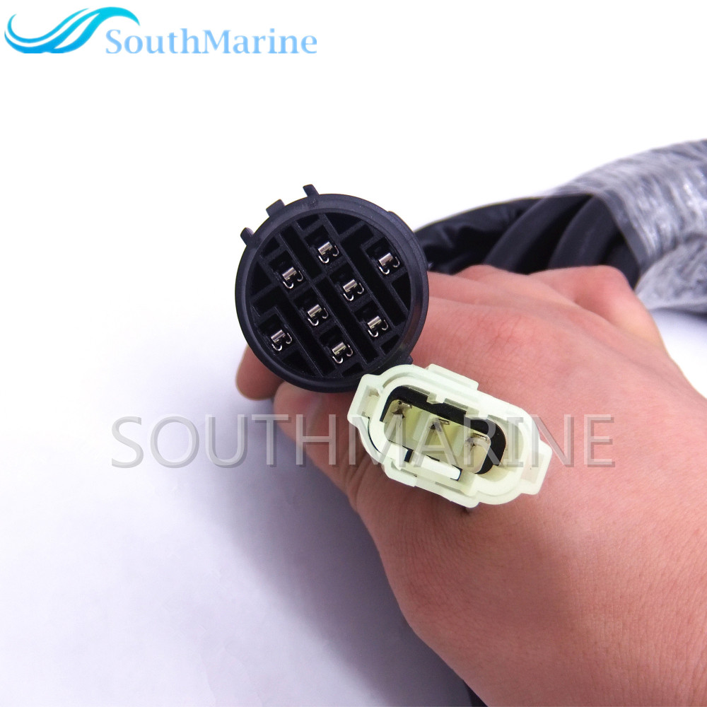 SouthMarine 36620-93J02  Main Wiring Harness for Suzuki Outboard  Motor Remote Control Box with PTT 8Pins 6.9m/22.6ft