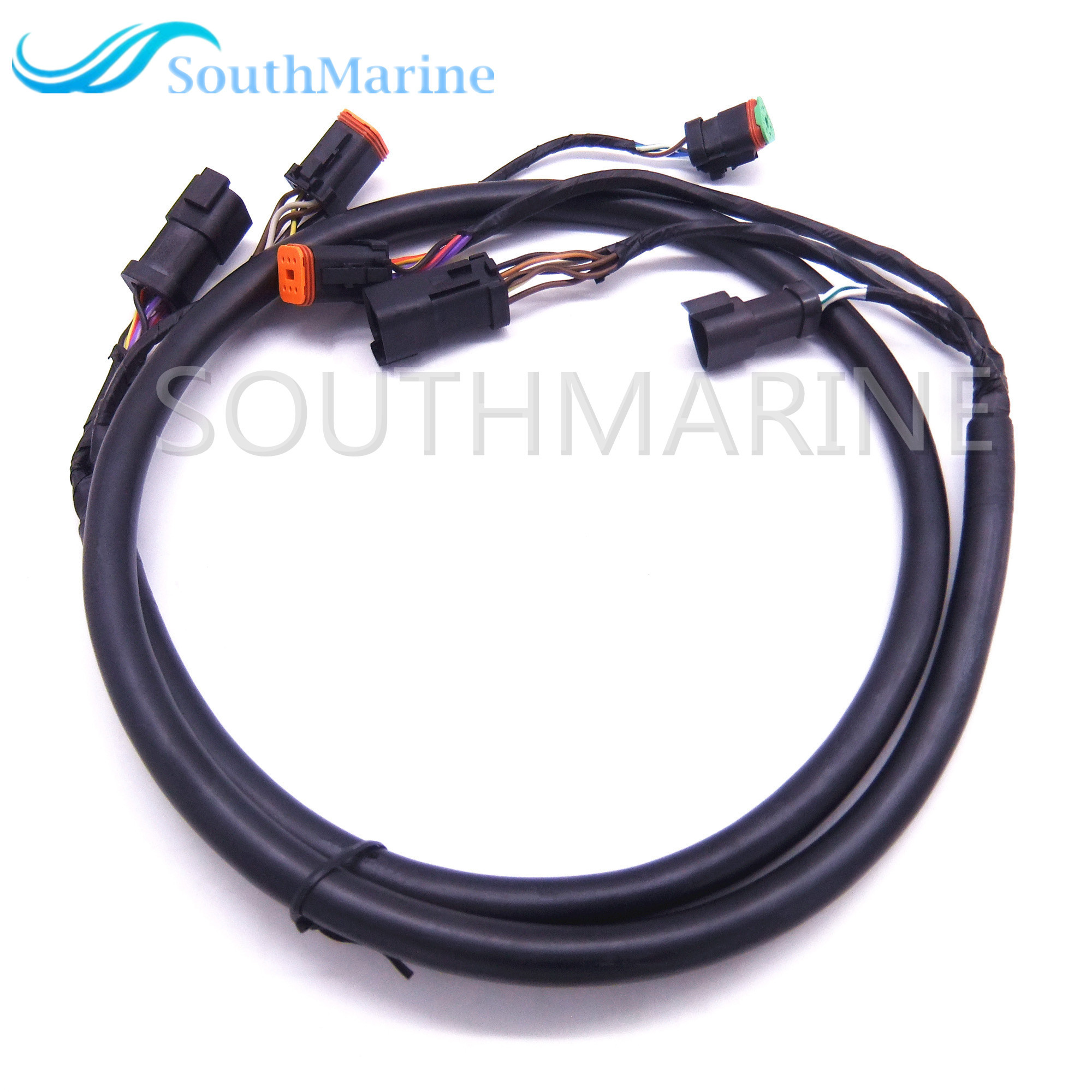 SouthMarine 0176333 176333 Extension Harness Cable Assembly for Evinrude Johnson OMC Outboard Motor Remote Control Box 5006180, 5ft(1.5m)