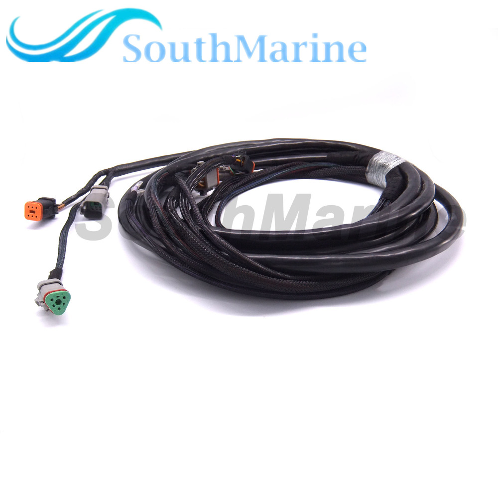 SouthMarine 0176341 176341 New System Check 20ft/6.1m Main Modular Ignition Wiring Harness Cable for Evinrude Johnson OMC Outboard Motor Remote Contro