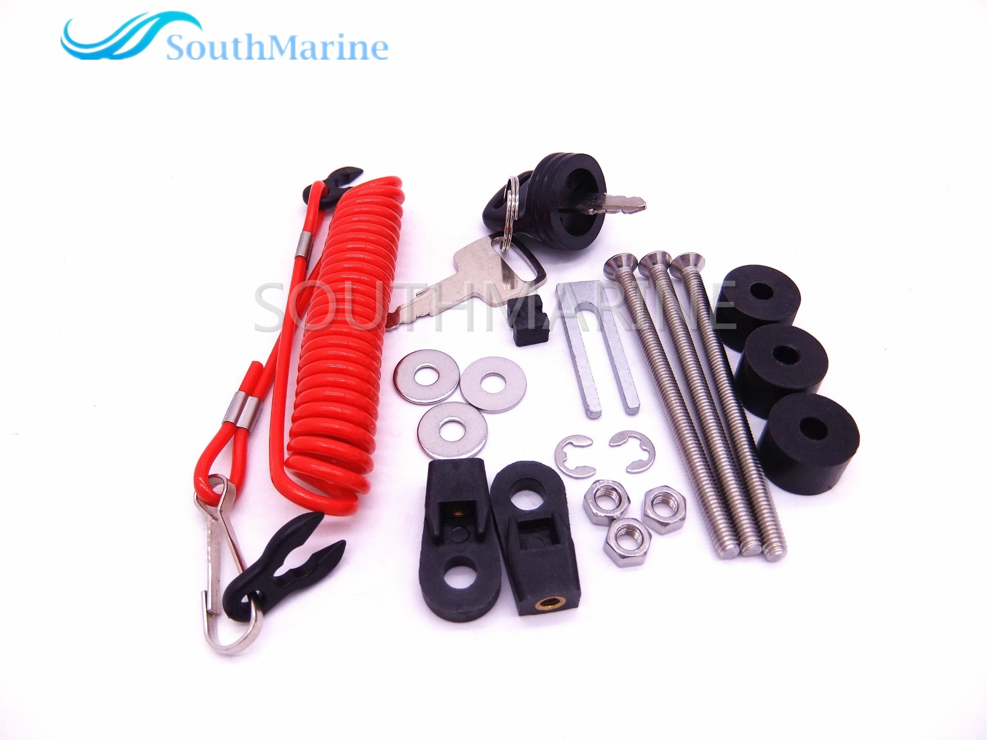 SouthMarine 67200-93J50 67000-93J50 Side Remote Control Box for Suzuki Outboard Motors with PT Push, Right Hand