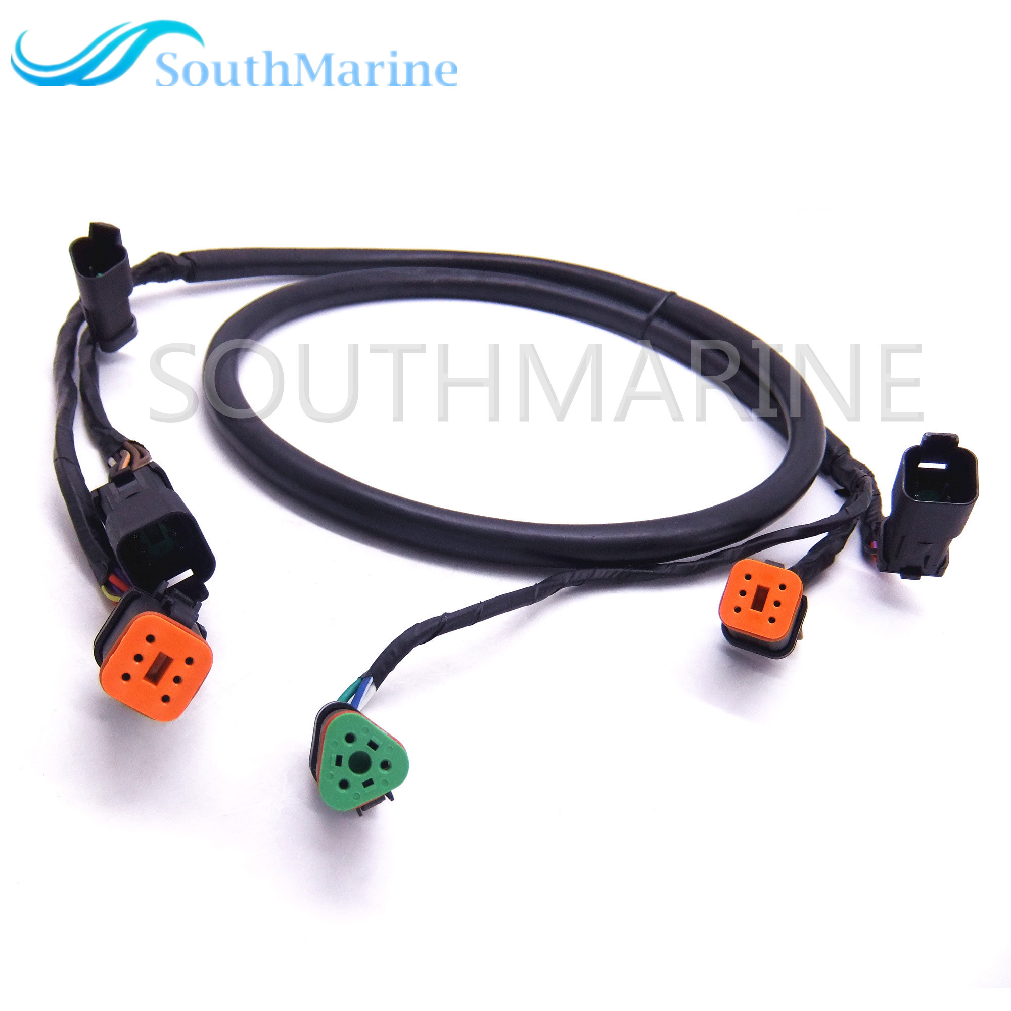 SouthMarine 0176333 176333 Extension Harness Cable Assembly for Evinrude Johnson OMC Outboard Motor Remote Control Box 5006180, 5ft(1.5m)