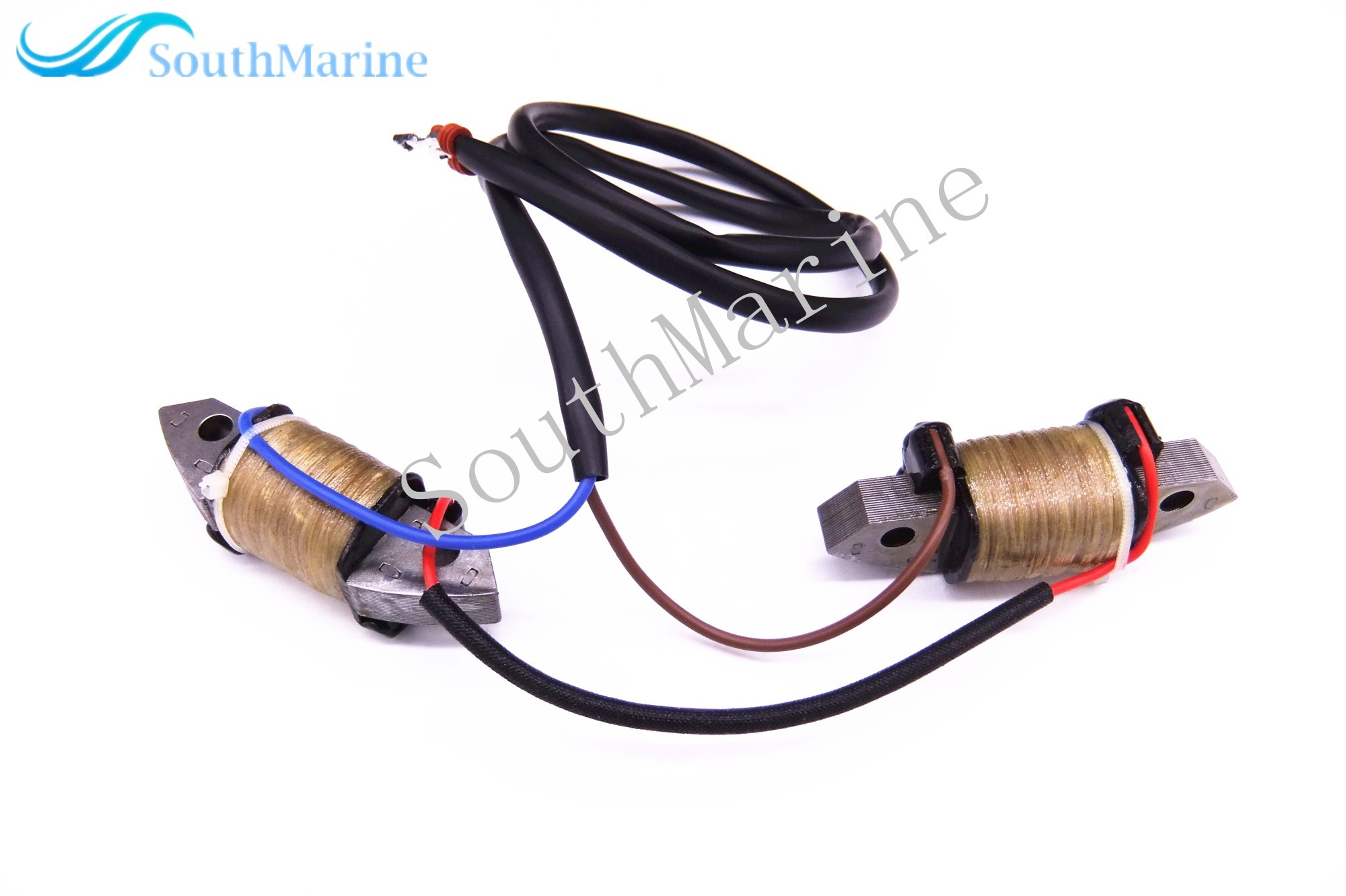 66T-85520-00 Charge Coil Assy Replaces for Yamaha 2-Stroke 40HP E40 40X M Outboard Engine