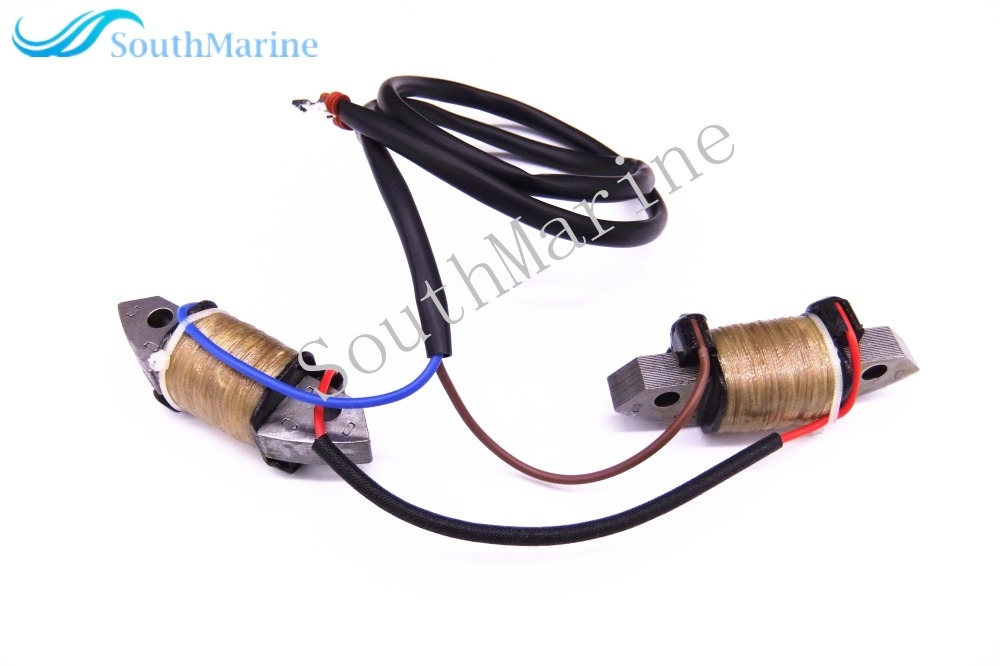 66T-85520-00 Charge Coil Assy Replaces for Yamaha 2-Stroke 40HP E40 40X M Outboard Engine