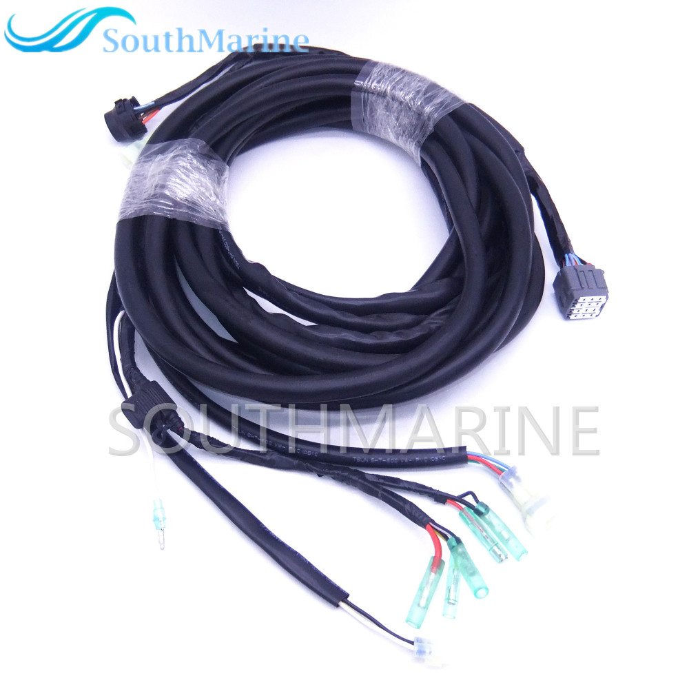 SouthMarine 36620-93J02  Main Wiring Harness for Suzuki Outboard  Motor Remote Control Box with PTT 8Pins 6.9m/22.6ft