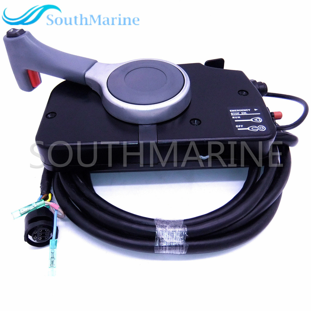SouthMarine 67200-99E56 67000-99E56 67200-99E71 Side Remote Control Box for Suzuki Outboard Motors with PT Push
