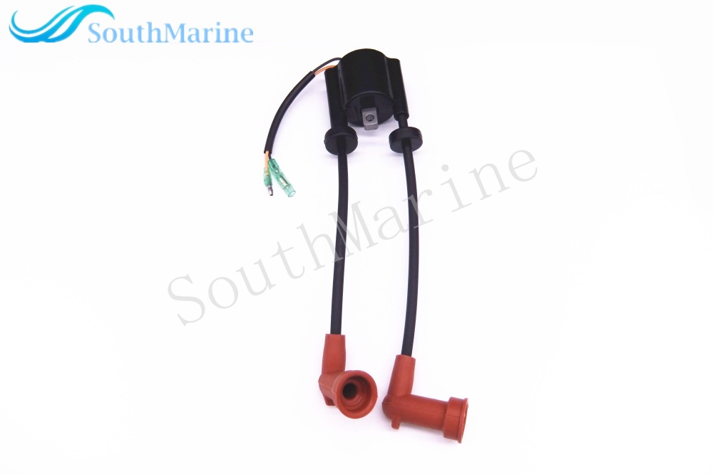 6B4-85570-00-00 Ignition Coil for Yamaha 2-Stroke Outboard Engine E15D E9.9D
