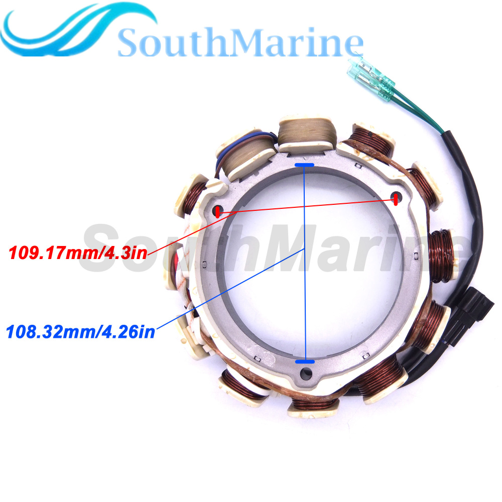 SouthMarine Boat Motor 688-85510-11-00 688-85510-01-00 Stator Assembly for Yamaha 2-Stroke 75HP 85hp 90hp 85A 90E C85 C75 E75