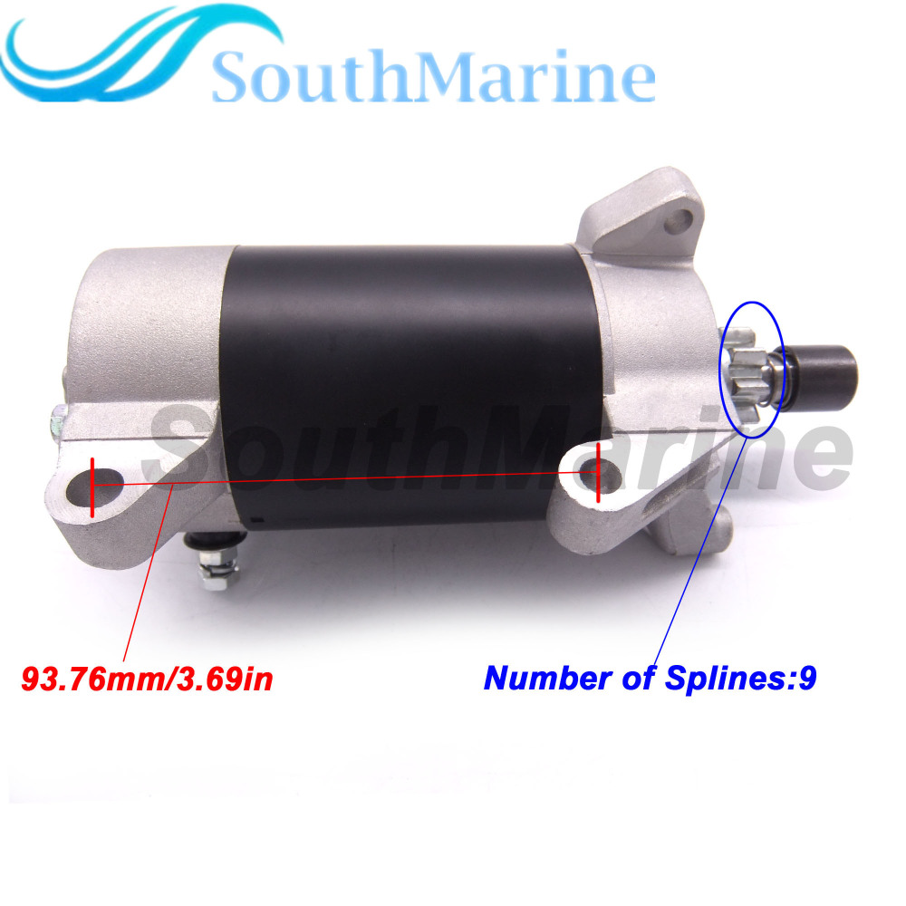 Boat Motor 6H3-81800-10 6H3-81800-11 Starter Motor for Yamaha 60HP 70HP Outboard Engine, 18-6411 for Sierra