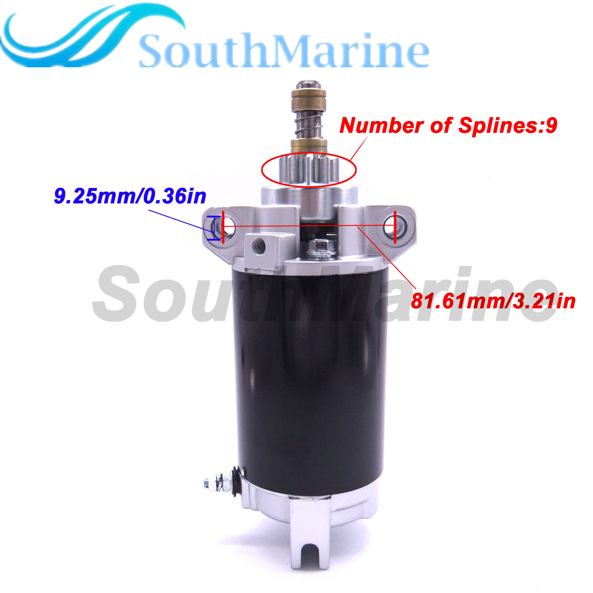 Boat Motor 66T-81800-03 66T-81800-02 01 00 Starter Motor for Yamaha 40HP Enduro E40X E40XMH 40XWT 40XWH Outboard Engine