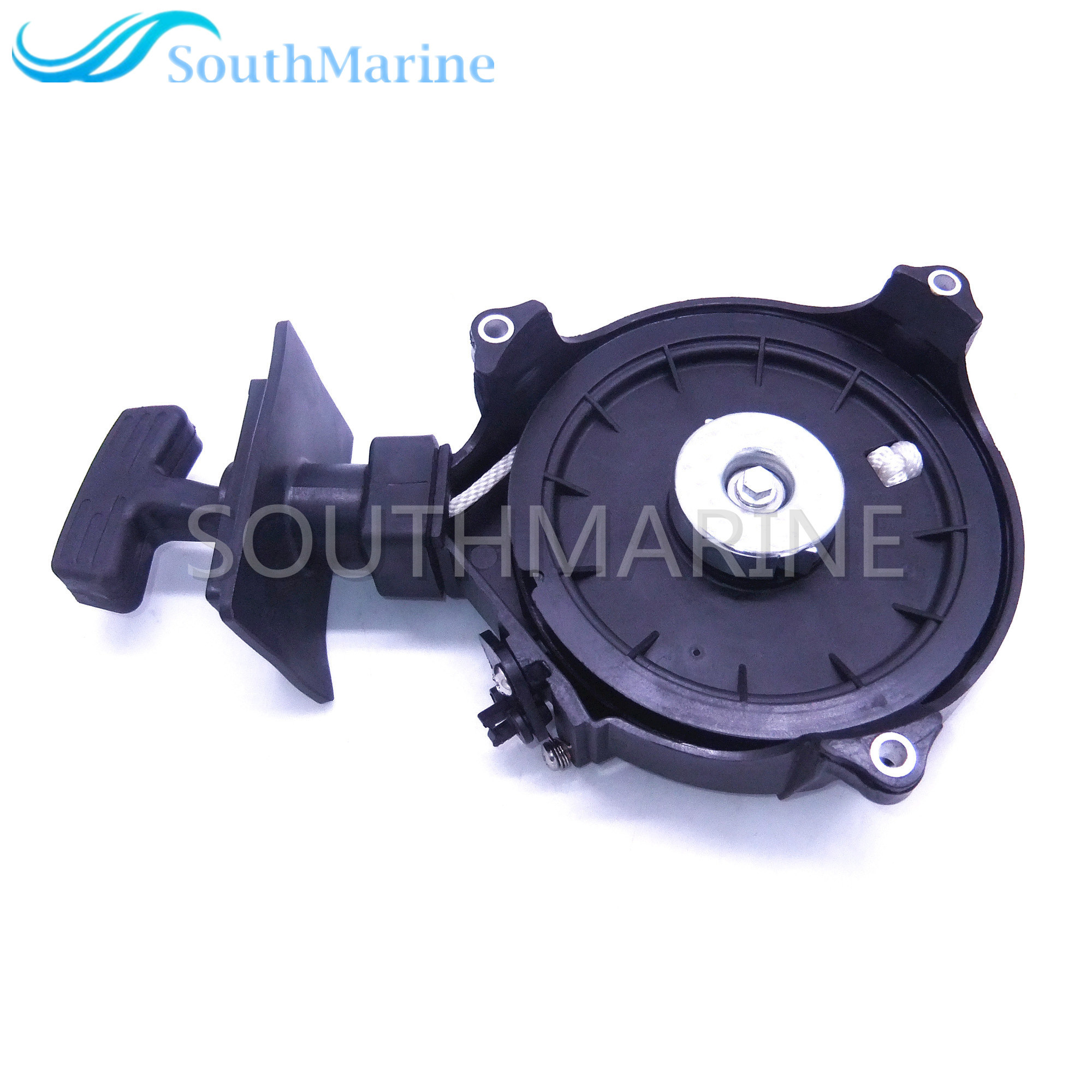 SouthMarine Pull Starter Assy for Hangkai 4-Stroke 6.5hp F6.5/2-Stroke 5hp 6hp Boat Outboard Motor