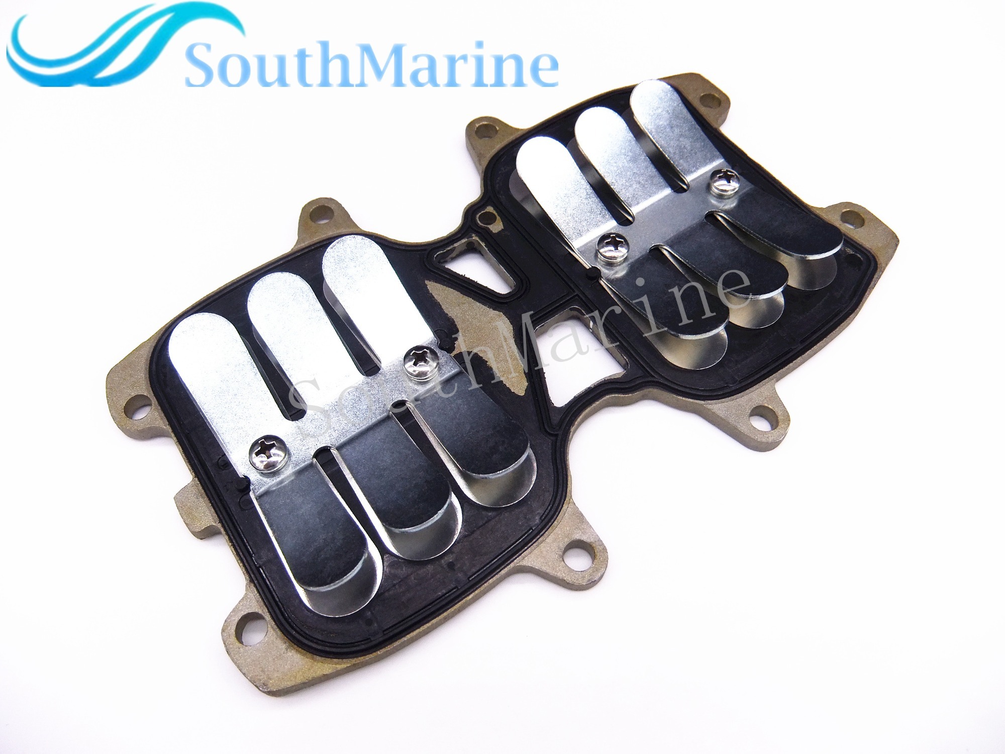 SouthMarine Boat Motor Reed Valve Assy 66T-13610-00 for Yamaha 2-Stroke 40hp 40X E40X Outboard Motors Engine
