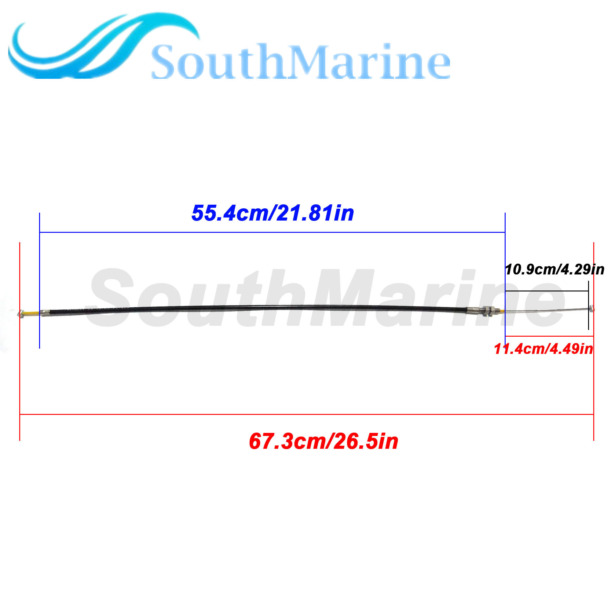 Boat Motor 6BP-26311-00 Throttle Cable Assy for Yamaha Outboard Engine 4-Stroke F25