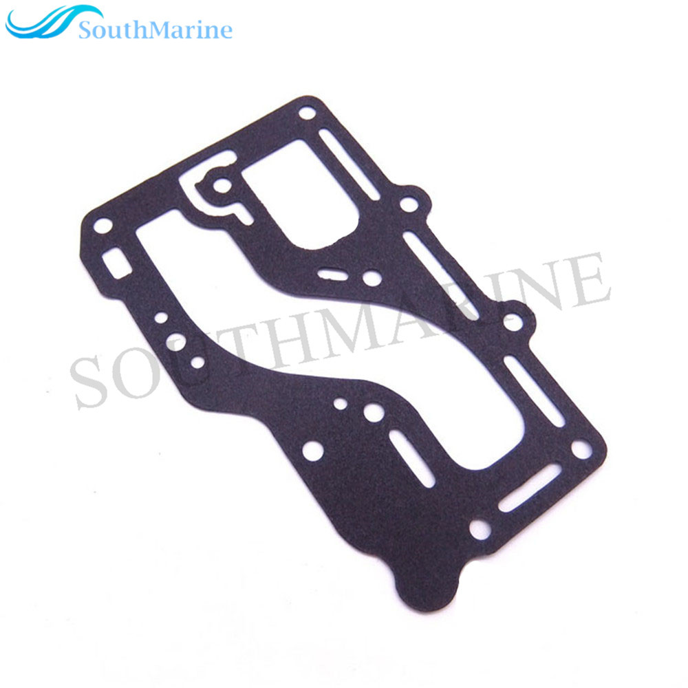 SouthMarine Boat Engine Exhaust Cover Gasket 350-02305-2 350023052M fit Tohatsu & for Nissan Outboard Motor NS M 9.9HP 15HP 18HP 2-Stroke, 2cyl