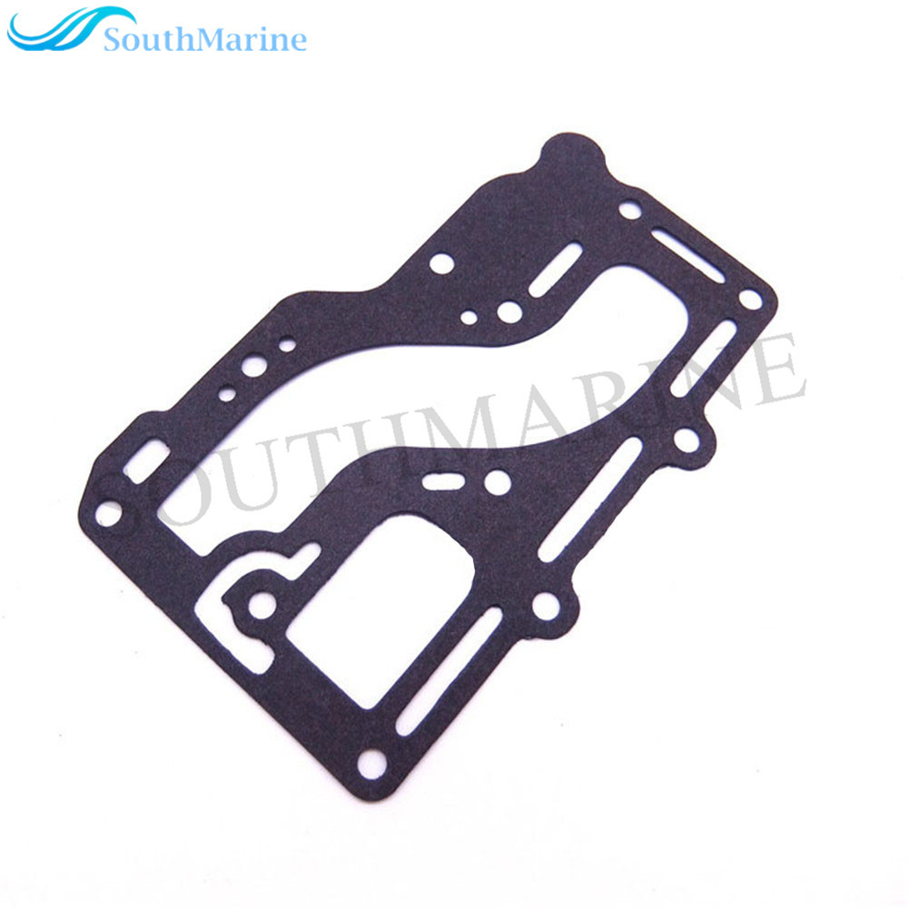 SouthMarine Boat Engine Exhaust Cover Gasket 350-02305-2 350023052M fit Tohatsu & for Nissan Outboard Motor NS M 9.9HP 15HP 18HP 2-Stroke, 2cyl