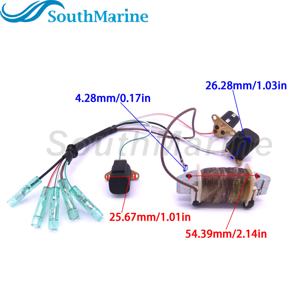 Boat Motor 60F-01.02.10.00 Trigger & Charging Coil Assy for Hidea Outboard Engine 60F