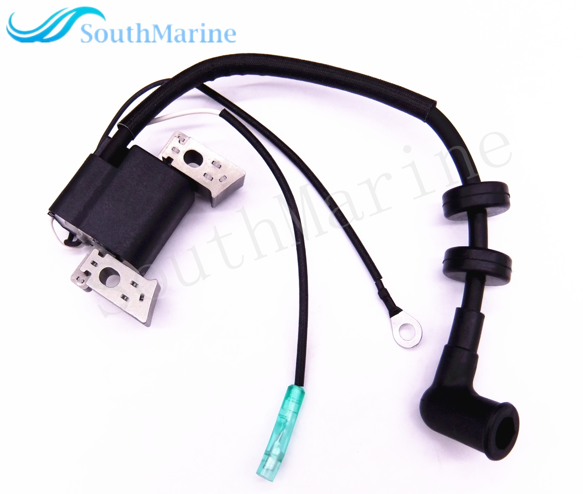 SouthMarine Boat Engine 6BX-85571-00 Ignition Coil Assy for Yamaha Outboard F4L F4S F6L F6S F6C 4-Stroke
