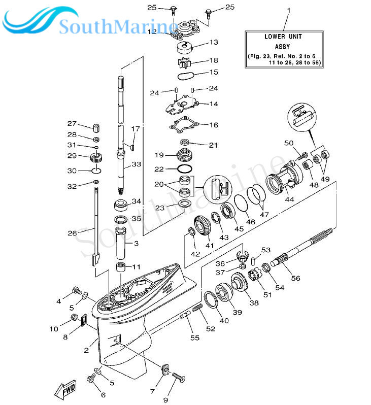 Boat Motor 63D-44316-00 Water Pump Gasket for Yamaha 2-Stroke 2-Stroke 40HP E40X 40X Outboard Engine