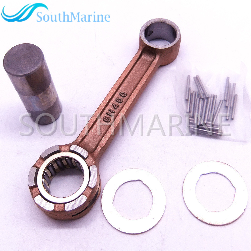 SouthMarine Boat Engine 6H4-11650-00 6H4-11651-00 Connecting Rod Kit for Yamaha 40HP 50HP Outboard Motor