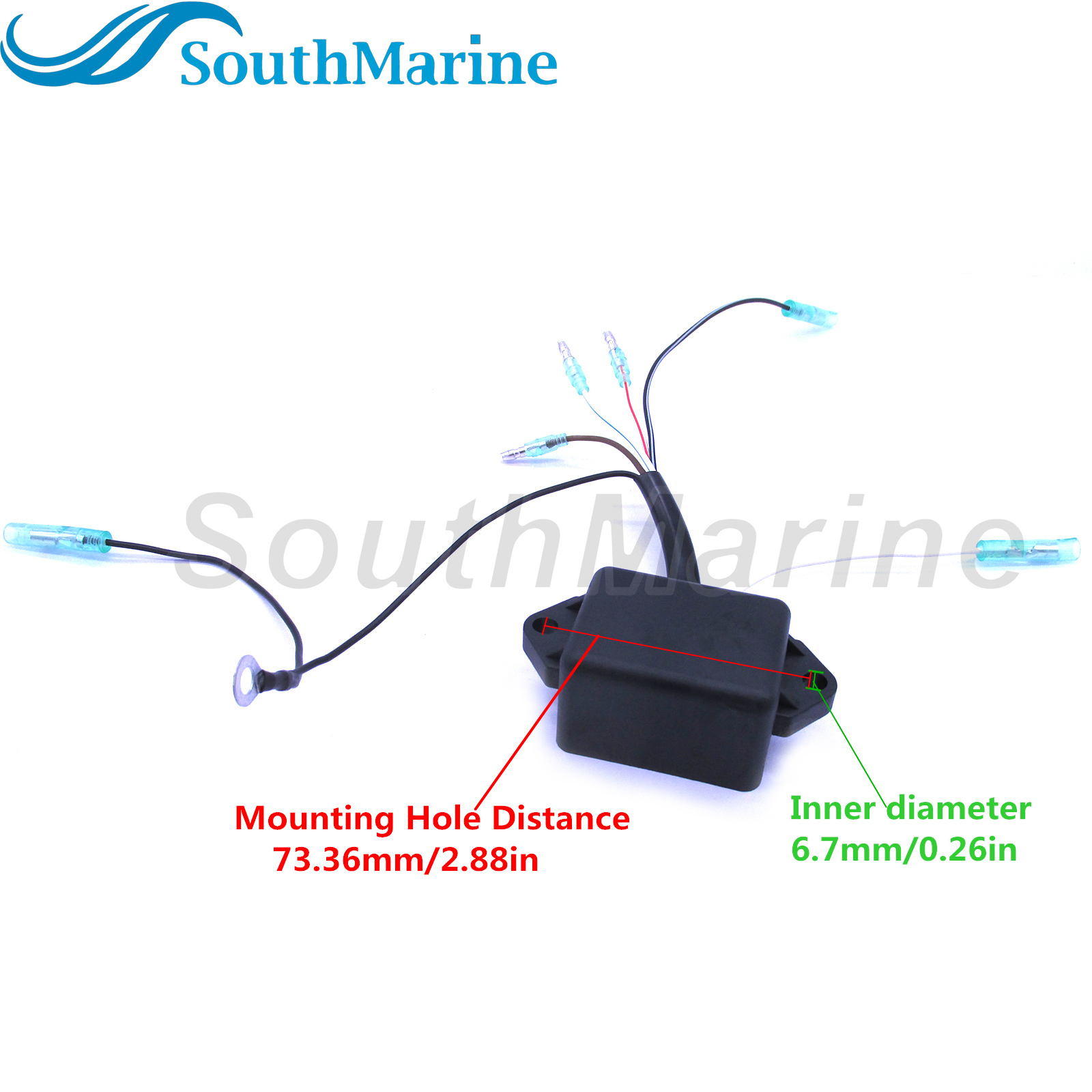 Boat Engine C.D.I. CDI Unit Assy 6E0-85540-70 6E0-85540-71 6E0-85540-72 for Yamaha Parsun / 91707M for Mercury Mariner Mercruiser Quicksilver 4HP 5HP 