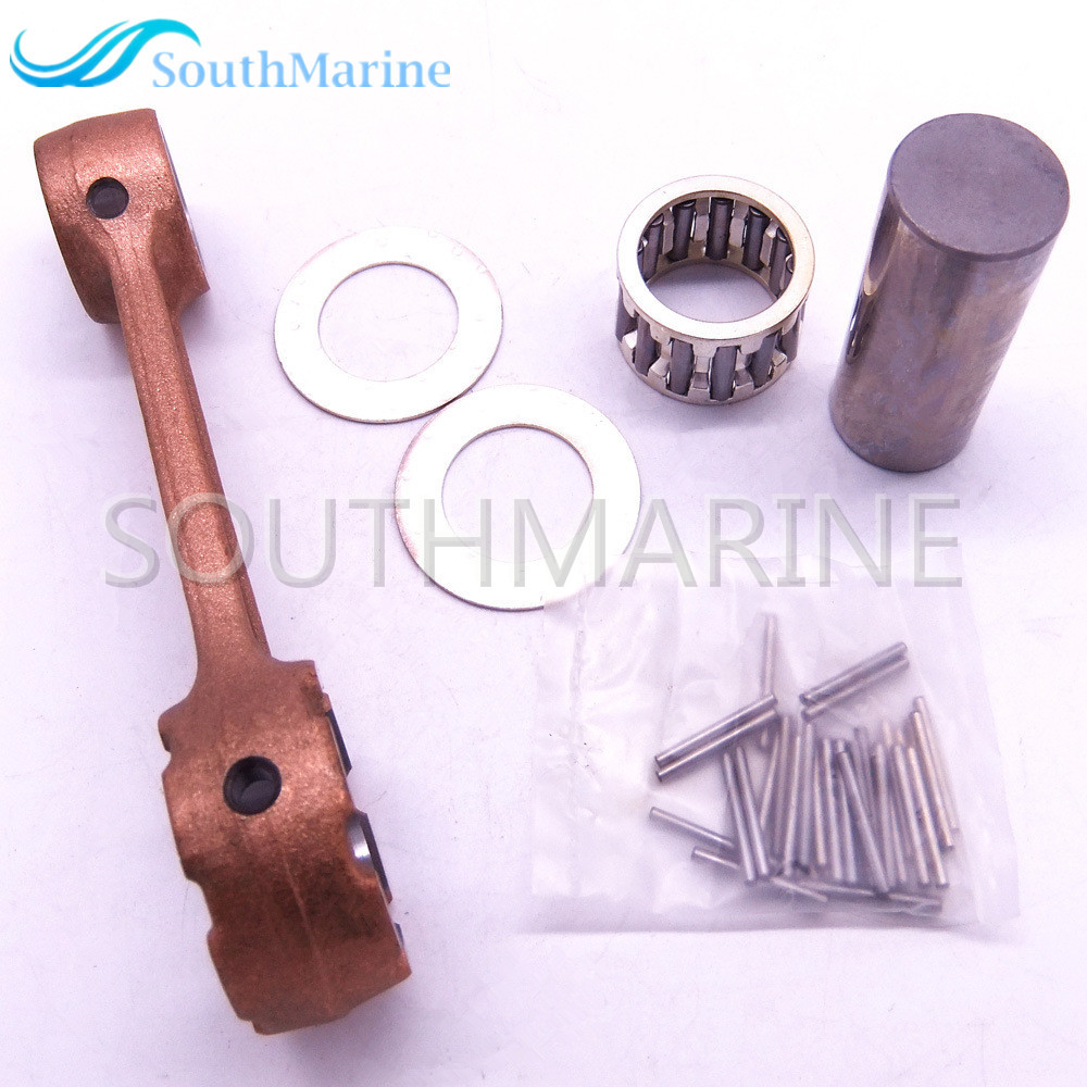 SouthMarine Boat Engine 689-11651-00 Connecting Rod Kit for Yamaha Parsun 30HP 25HP 2stroke T30 Outboard Motor