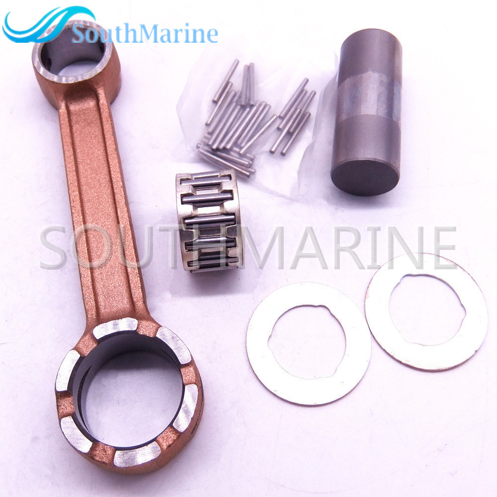 SouthMarine Boat Engine 6H4-11650-00 6H4-11651-00 Connecting Rod Kit for Yamaha 40HP 50HP Outboard Motor