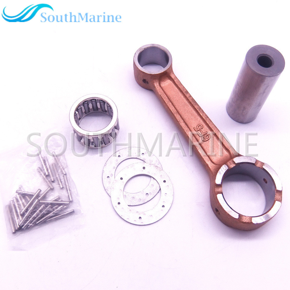 SouthMarine Boat Engine 6F5-11650-00 6F5-11651-00 Connecting Rod Kit for Yamaha 40HP Outboard Motor