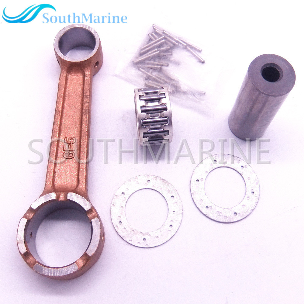 SouthMarine Boat Engine 6F5-11650-00 6F5-11651-00 Connecting Rod Kit for Yamaha 40HP Outboard Motor